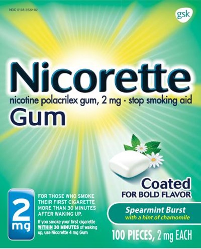 101782XC Nicorette Spearmint Burst gum 2 mg 100 ct.JPG